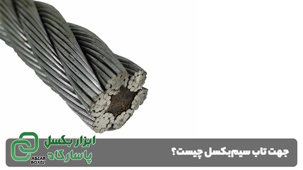 جهت تاب سیم‌بکسل